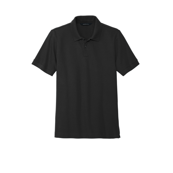 MERCER+METTLE™ Stretch Heavyweight Cotton/Poly/Spandex Pique Men's Polo