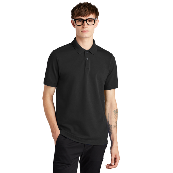 MERCER+METTLE™ Stretch Heavyweight Cotton/Poly/Spandex Pique Men's Polo