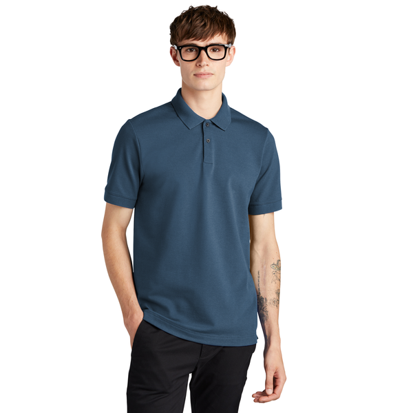 MERCER+METTLE™ Stretch Heavyweight Cotton/Poly/Spandex Pique Men's Polo