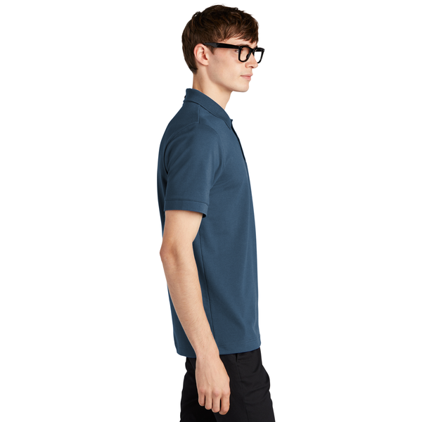 MERCER+METTLE™ Stretch Heavyweight Cotton/Poly/Spandex Pique Men's Polo