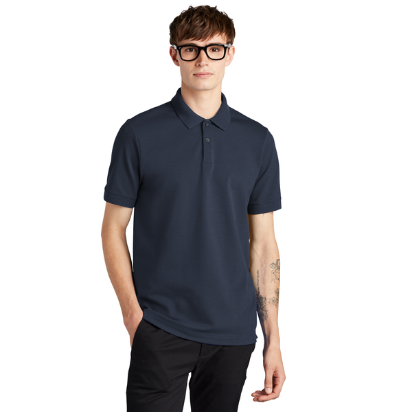MERCER+METTLE™ Stretch Heavyweight Cotton/Poly/Spandex Pique Men's Polo