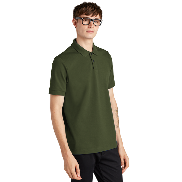 MERCER+METTLE™ Stretch Heavyweight Cotton/Poly/Spandex Pique Men's Polo