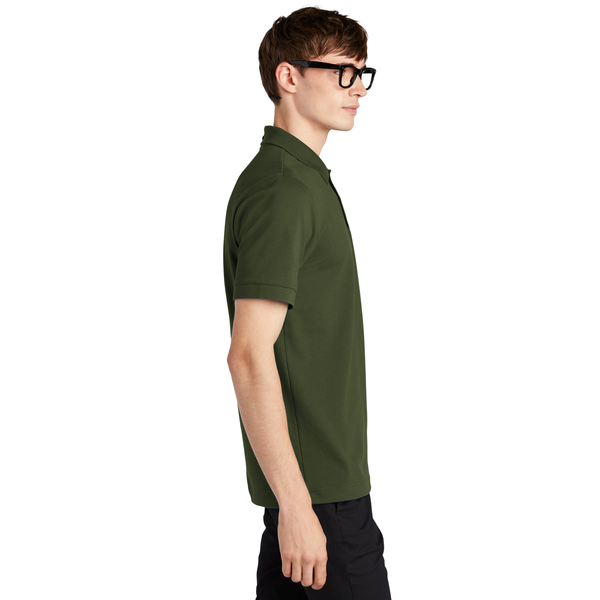 MERCER+METTLE™ Stretch Heavyweight Cotton/Poly/Spandex Pique Men's Polo