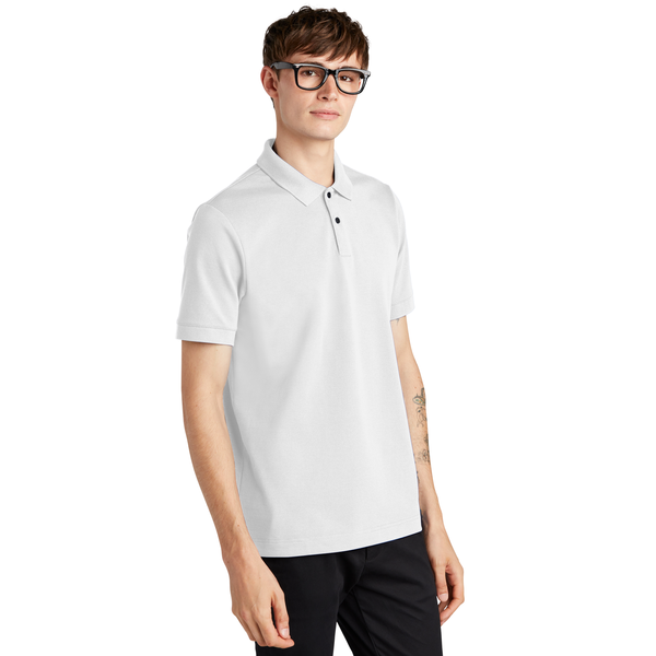 MERCER+METTLE™ Stretch Heavyweight Cotton/Poly/Spandex Pique Men's Polo