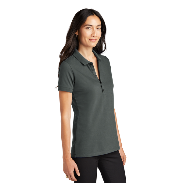 MERCER+METTLE™ Stretch Heavyweight Cotton/Poly/Spandex Pique Ladies' Polo