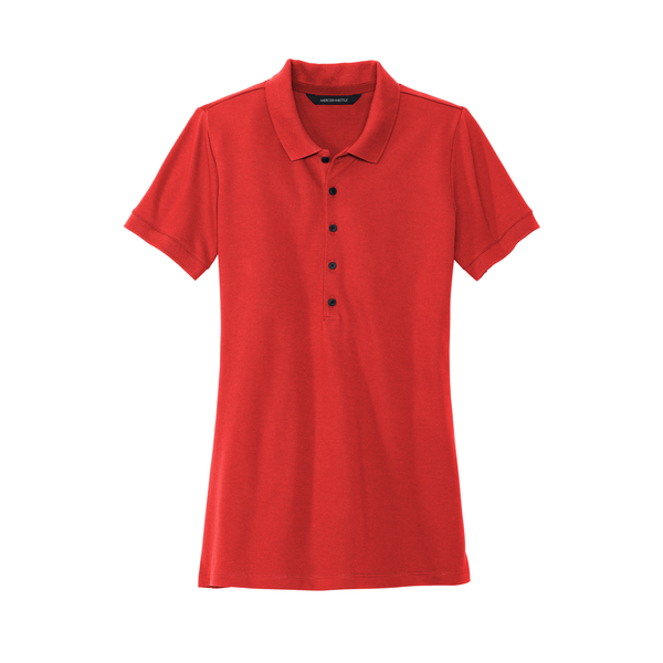 MERCER+METTLE™ Stretch Heavyweight Cotton/Poly/Spandex Pique Ladies' Polo