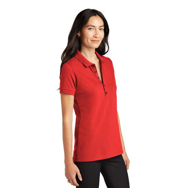 MERCER+METTLE™ Stretch Heavyweight Cotton/Poly/Spandex Pique Ladies' Polo