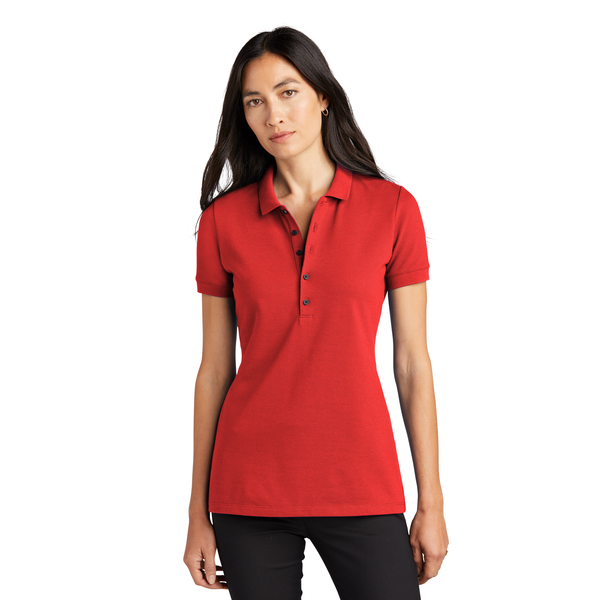 MERCER+METTLE™ Stretch Heavyweight Cotton/Poly/Spandex Pique Ladies' Polo