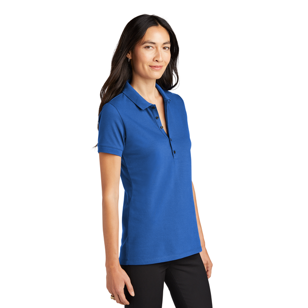 MERCER+METTLE™ Stretch Heavyweight Cotton/Poly/Spandex Pique Ladies' Polo
