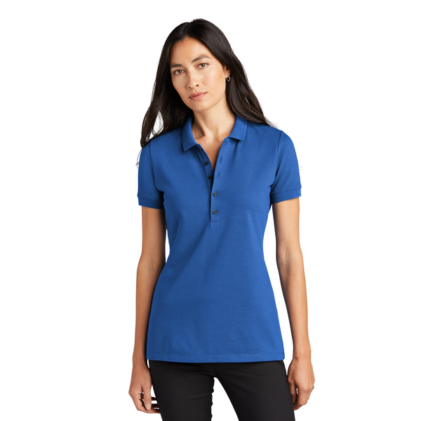 MERCER+METTLE™ Stretch Heavyweight Cotton/Poly/Spandex Pique Ladies' Polo