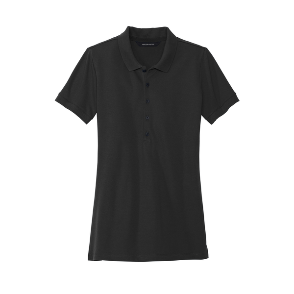 MERCER+METTLE™ Stretch Heavyweight Cotton/Poly/Spandex Pique Ladies' Polo