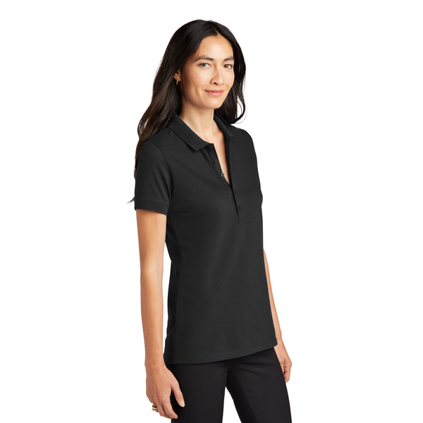 MERCER+METTLE™ Stretch Heavyweight Cotton/Poly/Spandex Pique Ladies' Polo