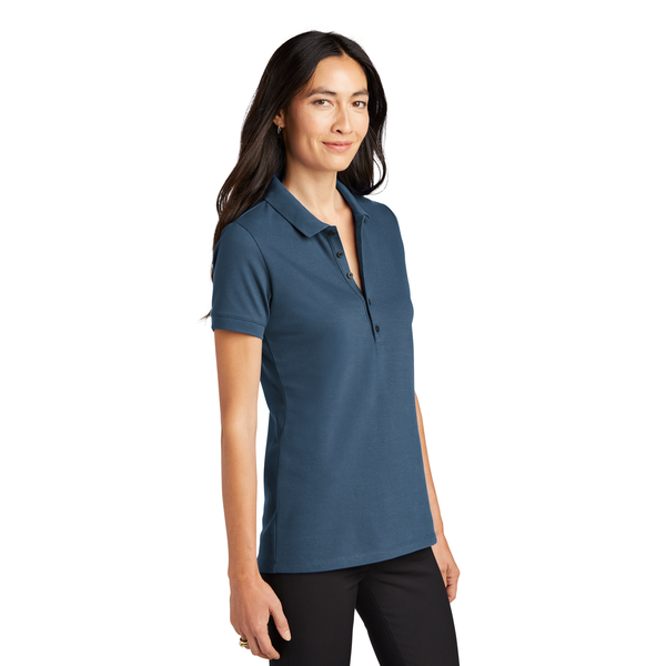 MERCER+METTLE™ Stretch Heavyweight Cotton/Poly/Spandex Pique Ladies' Polo