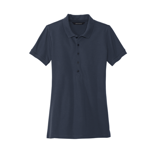 MERCER+METTLE™ Stretch Heavyweight Cotton/Poly/Spandex Pique Ladies' Polo