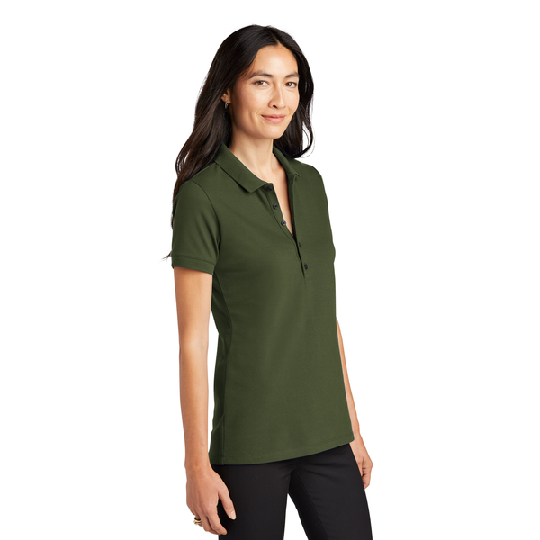 MERCER+METTLE™ Stretch Heavyweight Cotton/Poly/Spandex Pique Ladies' Polo