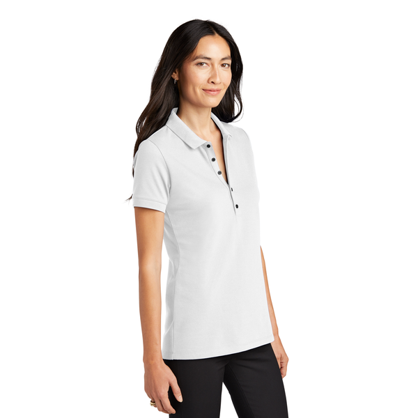 MERCER+METTLE™ Stretch Heavyweight Cotton/Poly/Spandex Pique Ladies' Polo