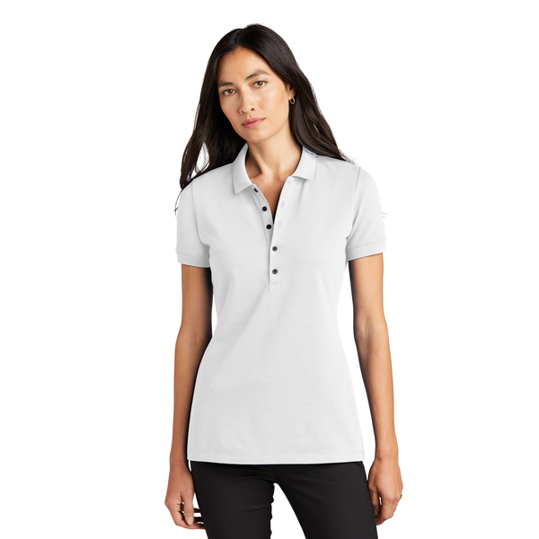 MERCER+METTLE™ Stretch Heavyweight Cotton/Poly/Spandex Pique Ladies' Polo