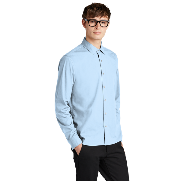 MERCER+METTLE™ Long Sleeve Stretch Woven Men's Shirt