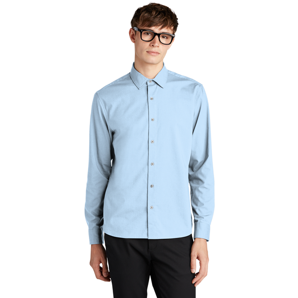 MERCER+METTLE™ Long Sleeve Stretch Woven Men's Shirt