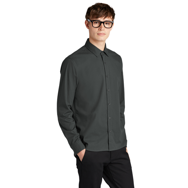 MERCER+METTLE™ Long Sleeve Stretch Woven Men's Shirt