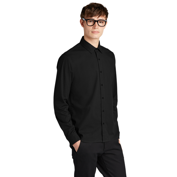 MERCER+METTLE™ Long Sleeve Stretch Woven Men's Shirt
