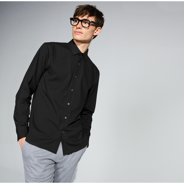 MERCER+METTLE™ Long Sleeve Stretch Woven Men's Shirt