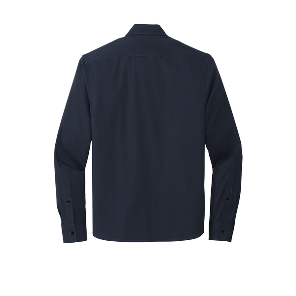MERCER+METTLE™ Long Sleeve Stretch Woven Men's Shirt
