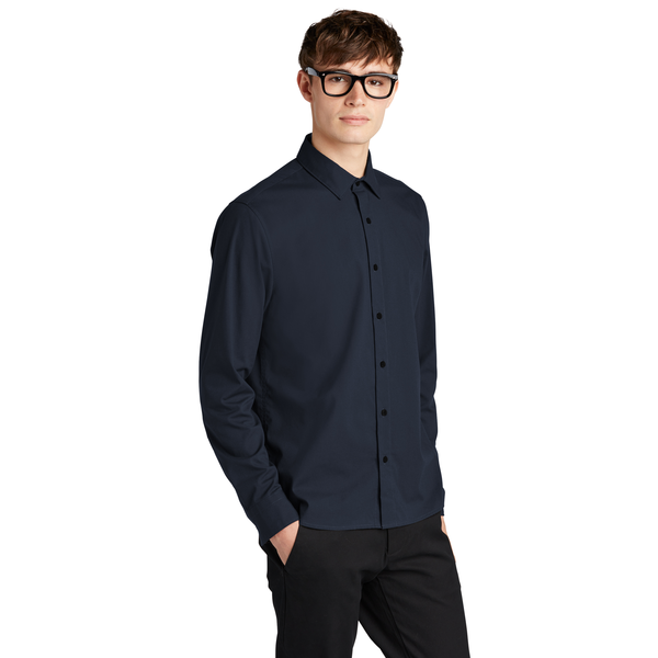 MERCER+METTLE™ Long Sleeve Stretch Woven Men's Shirt