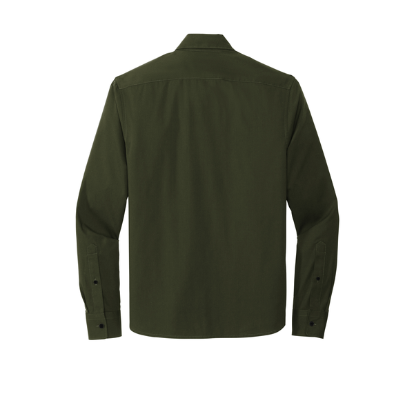 MERCER+METTLE™ Long Sleeve Stretch Woven Men's Shirt