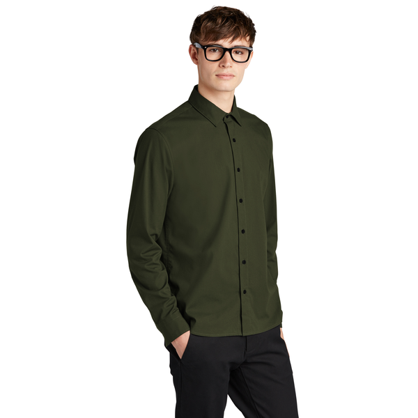 MERCER+METTLE™ Long Sleeve Stretch Woven Men's Shirt