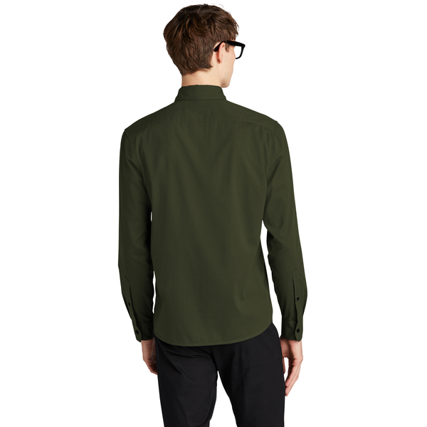 MERCER+METTLE™ Long Sleeve Stretch Woven Men's Shirt