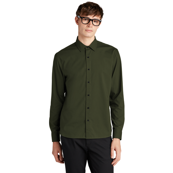 MERCER+METTLE™ Long Sleeve Stretch Woven Men's Shirt