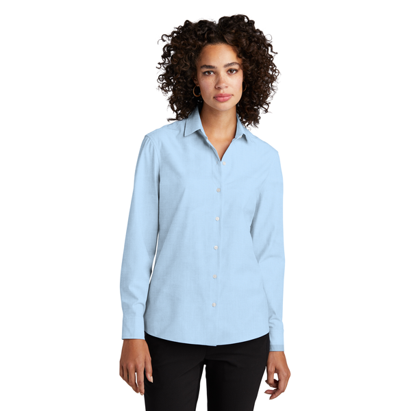 MERCER+METTLE™ Long Sleeve Stretch Woven Ladies' Shirt