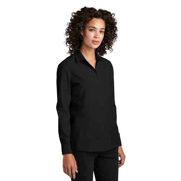MERCER+METTLE™ Long Sleeve Stretch Woven Ladies' Shirt