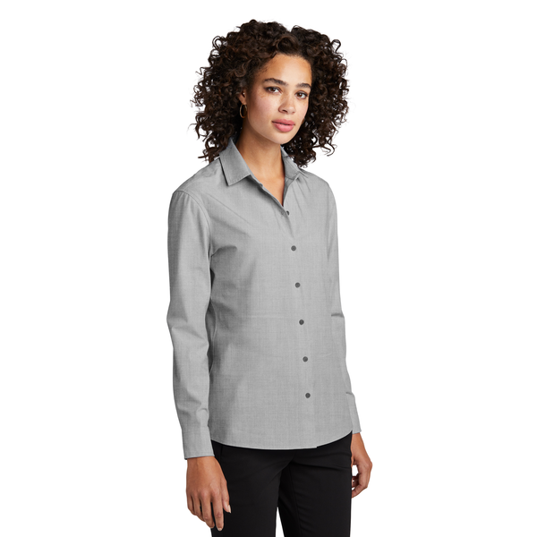MERCER+METTLE™ Long Sleeve Stretch Woven Ladies' Shirt