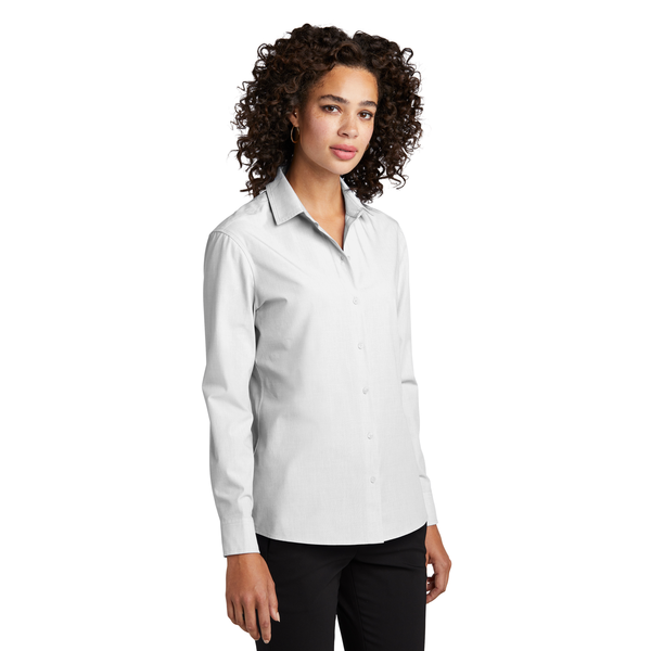 MERCER+METTLE™ Long Sleeve Stretch Woven Ladies' Shirt