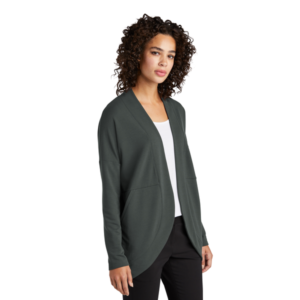 MERCER+METTLE™ Stretch French Terry Open-Front Ladies' Cardigan