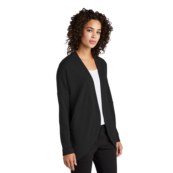 MERCER+METTLE™ Stretch French Terry Open-Front Ladies' Cardigan