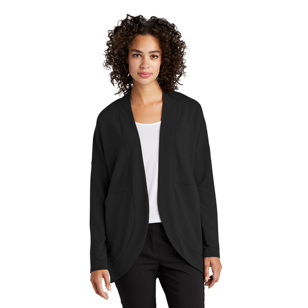 MERCER+METTLE™ Stretch French Terry Open-Front Ladies' Cardigan