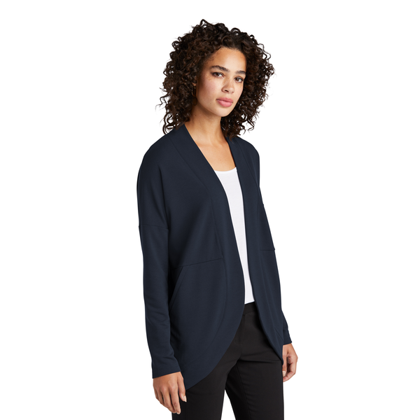 MERCER+METTLE™ Stretch French Terry Open-Front Ladies' Cardigan
