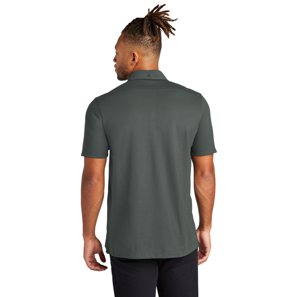 MERCER+METTLE™ Stretch Pique Full-Button Men's Short Sleeve Shirt