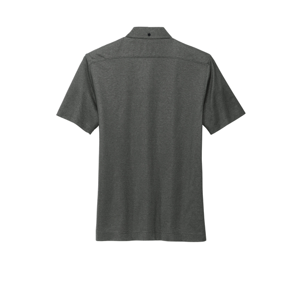 MERCER+METTLE™ Stretch Pique Full-Button Men's Short Sleeve Shirt