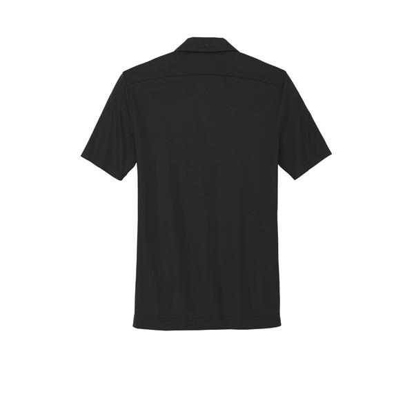 MERCER+METTLE™ Stretch Pique Full-Button Men's Short Sleeve Shirt