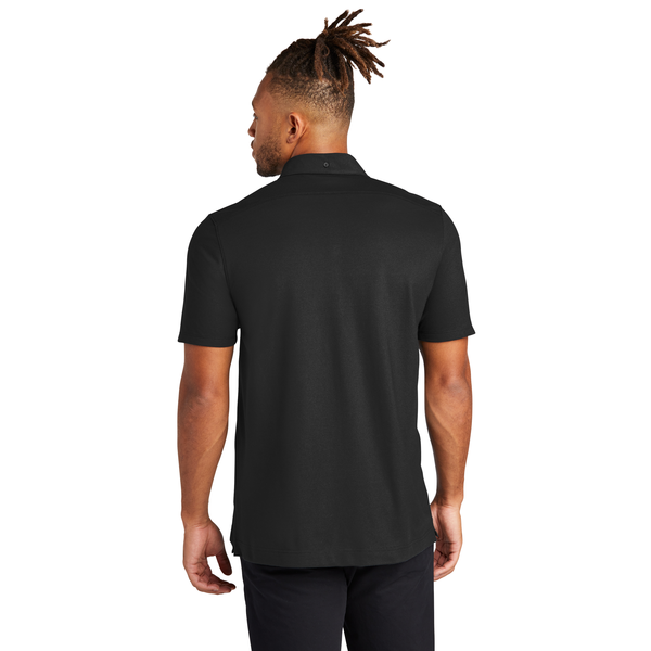 MERCER+METTLE™ Stretch Pique Full-Button Men's Short Sleeve Shirt
