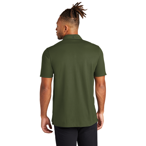 MERCER+METTLE™ Stretch Pique Full-Button Men's Short Sleeve Shirt