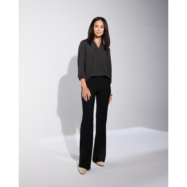 MERCER+METTLE™ Stretch Crepe 3/4 Sleeve Ladies' Blouse