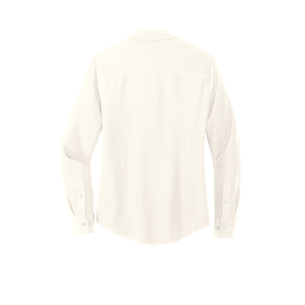 MERCER+METTLE™ Stretch Crepe Long Sleeve Ladies' Camp Blouse