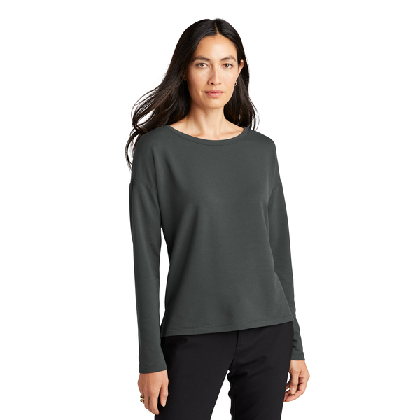 MERCER+METTLE™ Stretch French Terry Drop Shoulder Ladies' Pullover