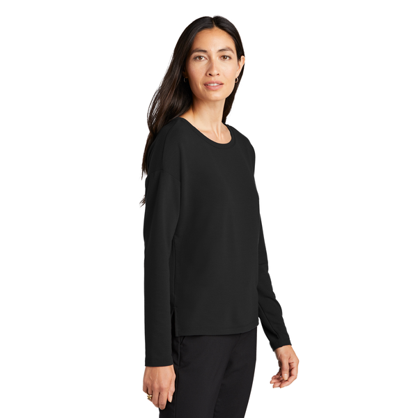 MERCER+METTLE™ Stretch French Terry Drop Shoulder Ladies' Pullover