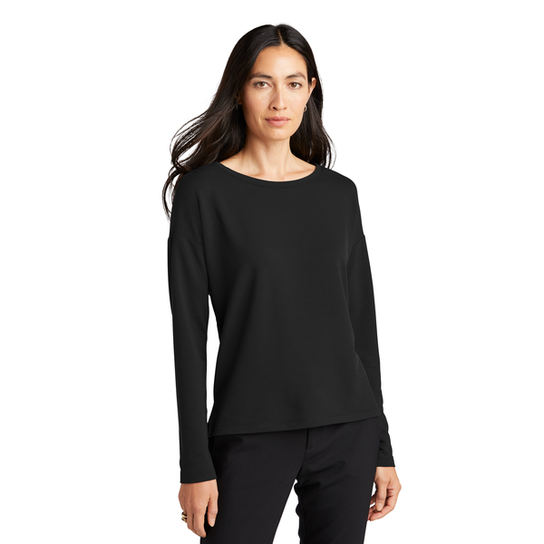 MERCER+METTLE™ Stretch French Terry Drop Shoulder Ladies' Pullover
